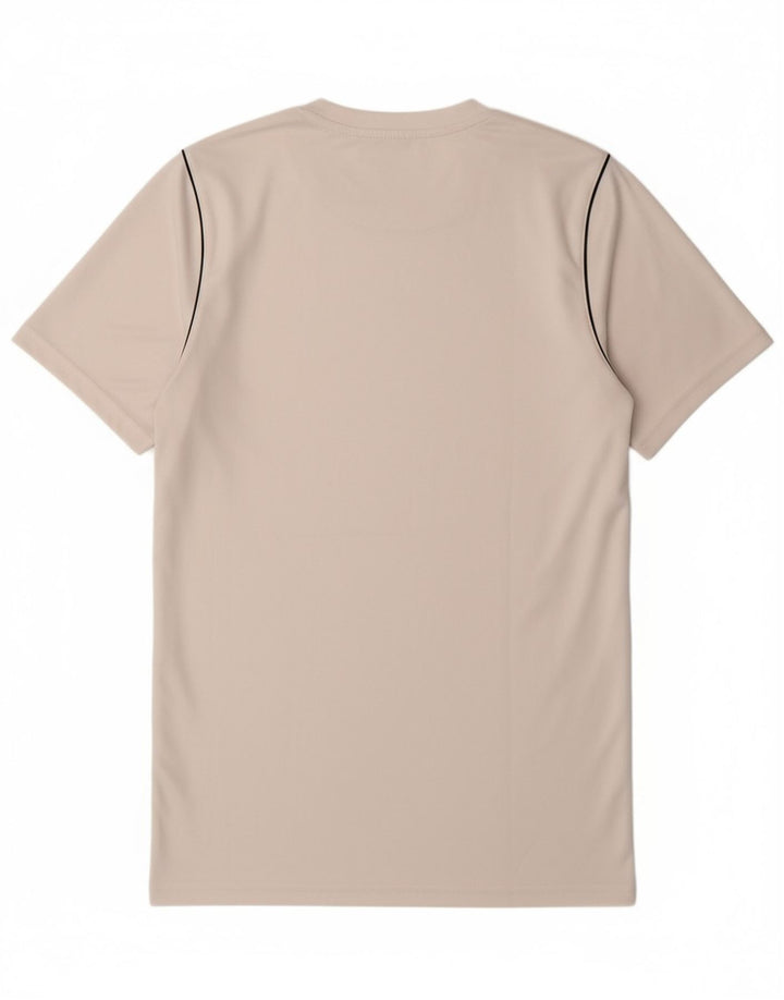 NIKE Mens Dri Fit Slim Fit T-Shirt Top Small Off White