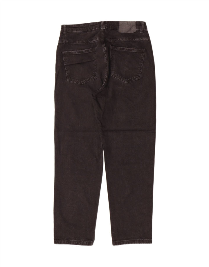 ZARA Womens Straight Jeans EU 42 Large W32 L28 Black Cotton Vintage Zara and Second-Hand Zara from Messina Hembry 