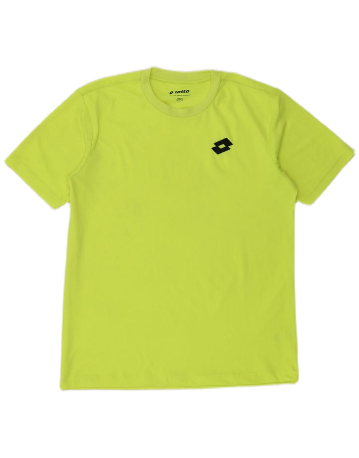 Lotto Herre T-Shirt Top Medium Grøn Polyester