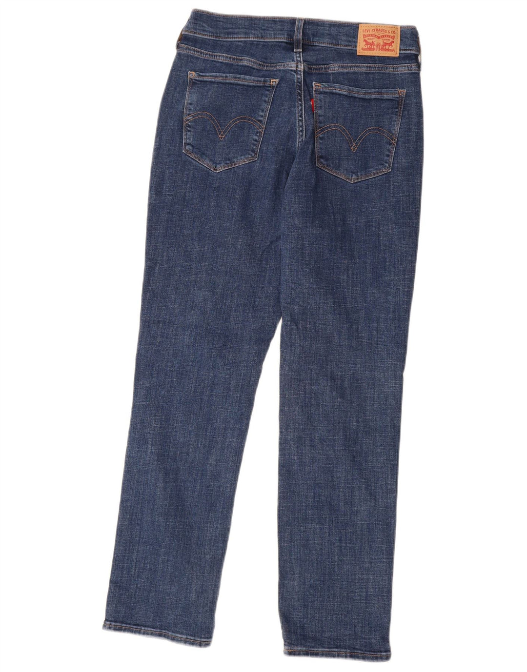 Levi's Dame Klassiske Straight Jeans US 4 Small W27 L30 Blå Bomuld