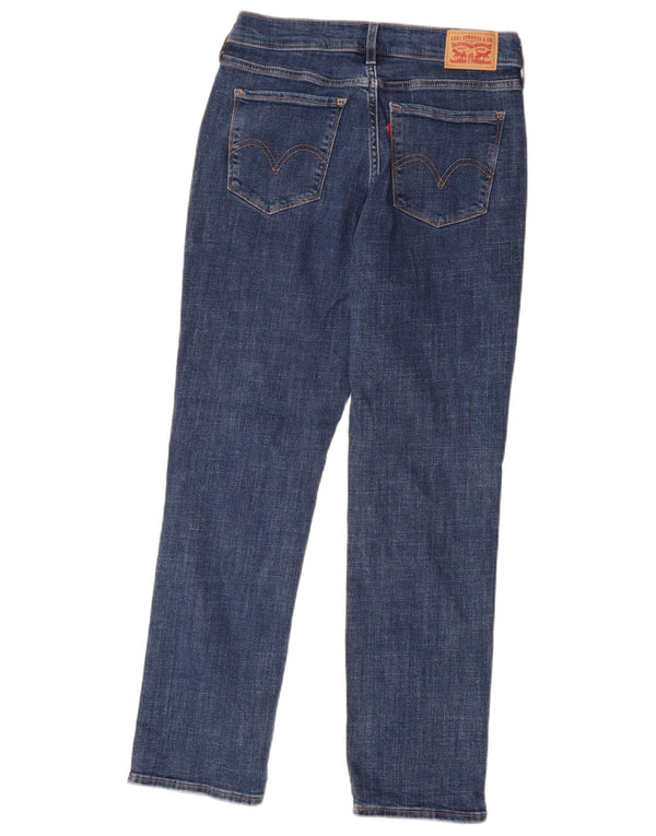 Levi's Dame Klassiske Straight Jeans US 4 Small W27 L30 Blå Bomuld