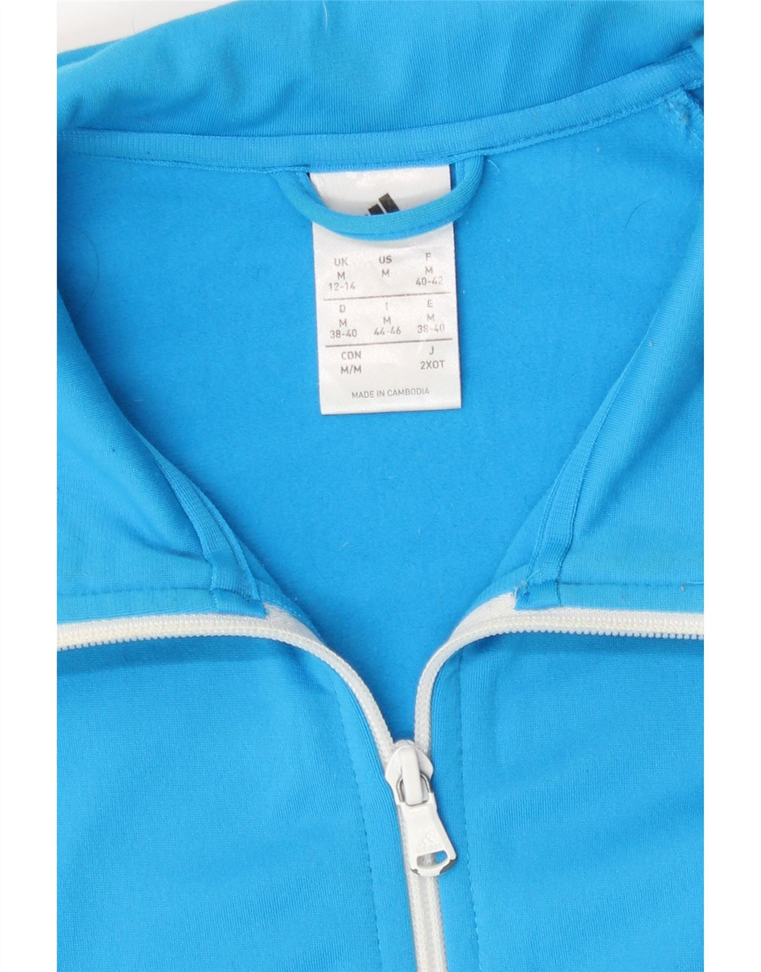 Adidas træningsdragt topjakke til kvinder UK 12/14 Medium Blue