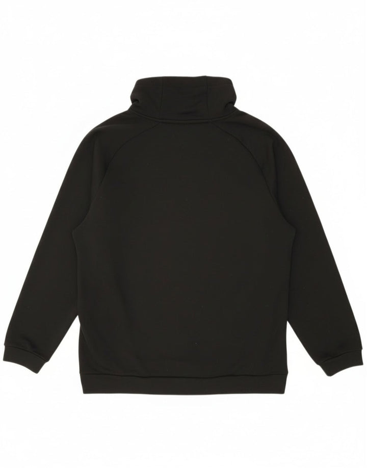 Nike Herre Dri Fit Grafisk Hoodie Jumper 2XL Sort Polyester