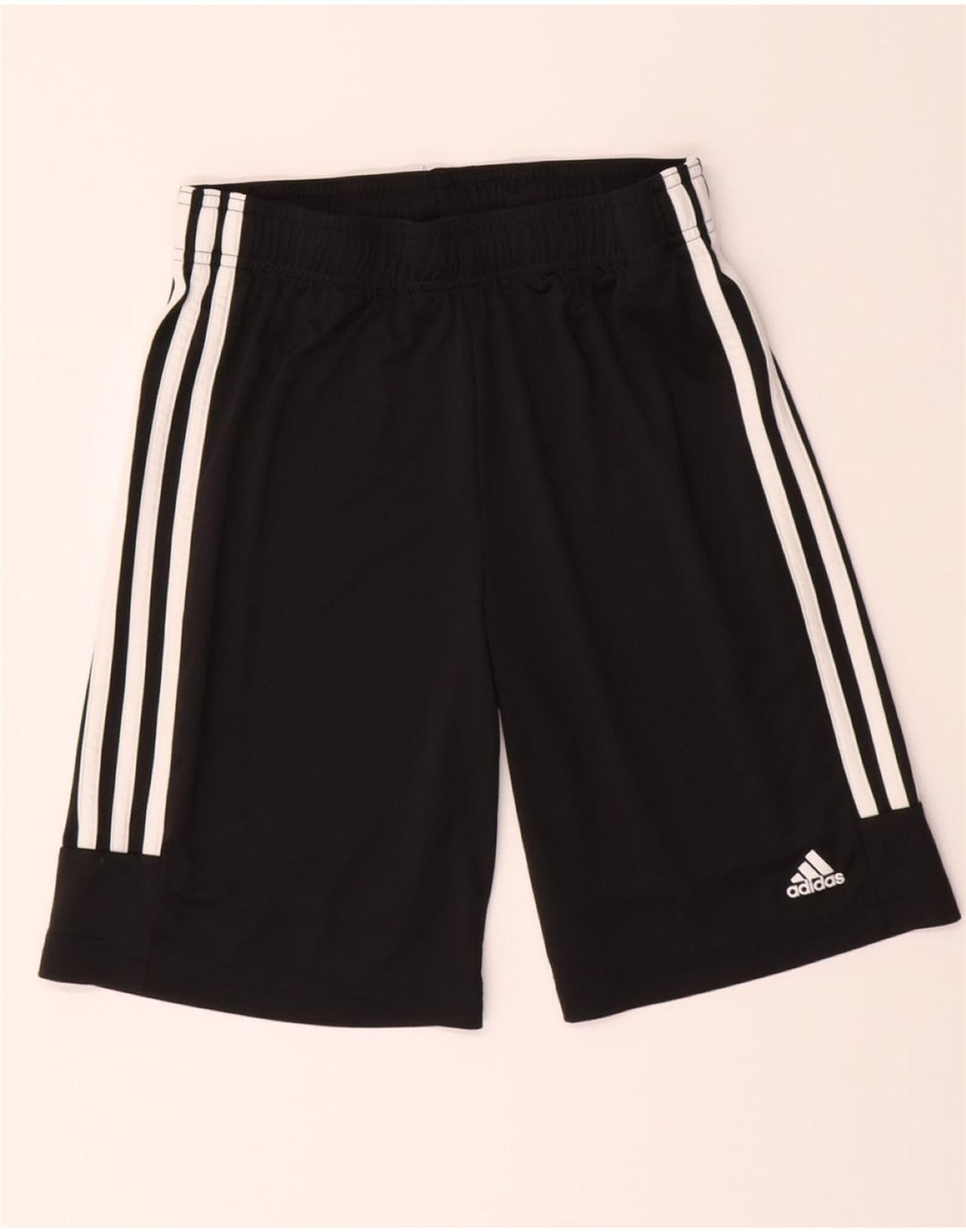 ADIDAS Boys Aeroready Sport Shorts 13-14 Years  Black Polyester Vintage Adidas and Second-Hand Adidas from Messina Hembry 