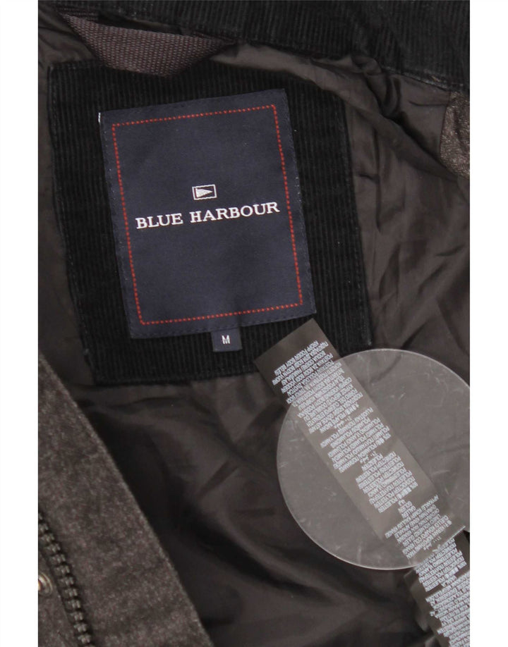 Marks & Spencer Herre Blue Harbor Quiltet Utility Jacket UK 38 Medium Grey
