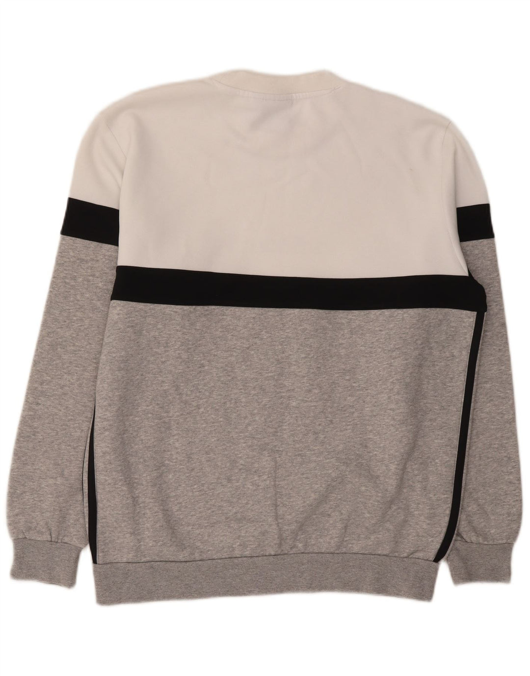 Adidas grafisk sweatshirt til mænd Medium Hvid Colourblock Polyester