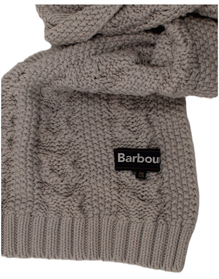 Barbour Kvinder strik rektangel tørklæde One Size Grå