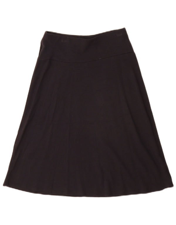 Marks & Spencer A-line nederdel til kvinder UK 8 Small W26 Black Viscose