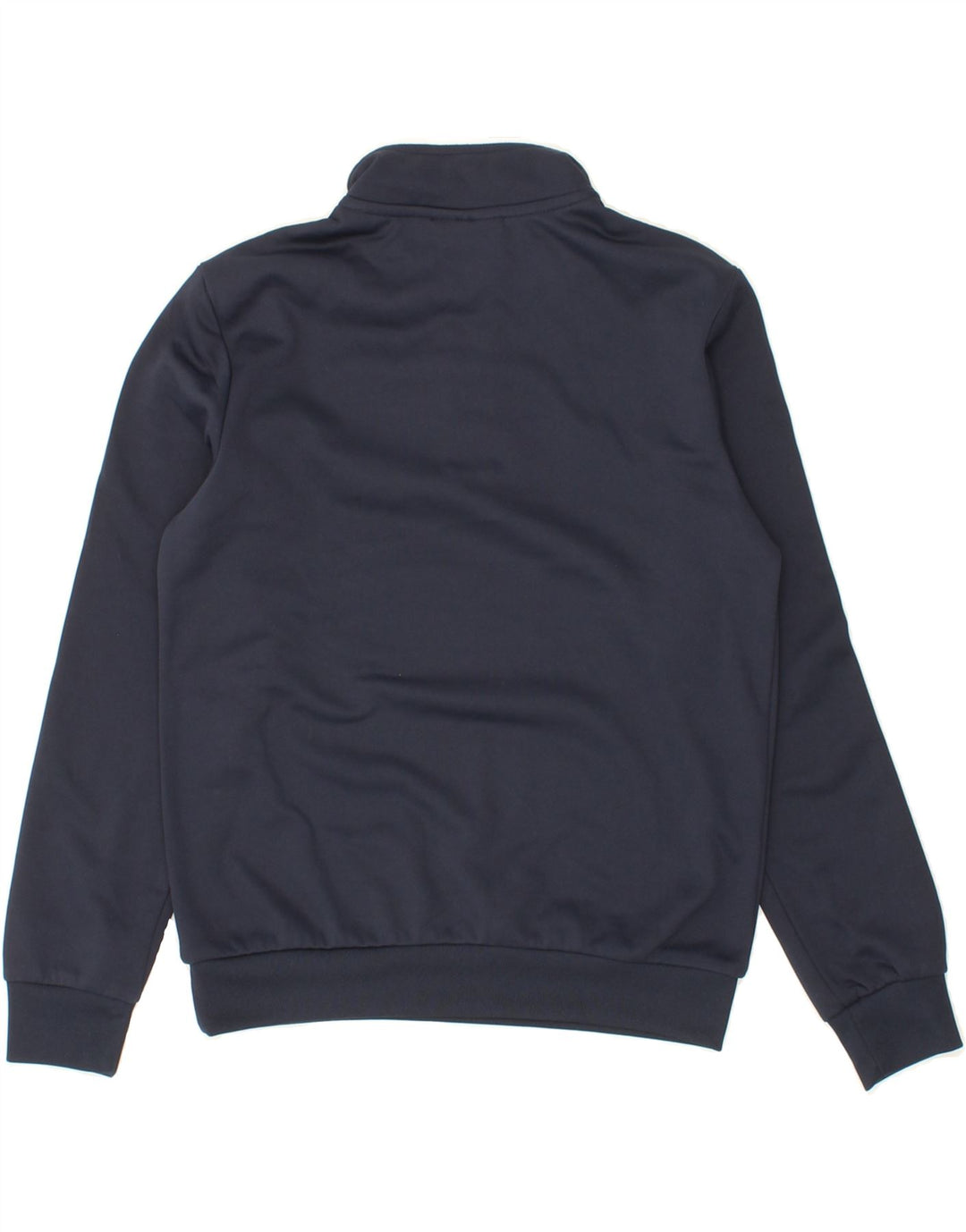 LOTTO Boys Graphic Zip Neck Sweatshirt Jumper 11-12 Years Medium Navy Blue Vintage Lotto and Second-Hand Lotto from Messina Hembry 