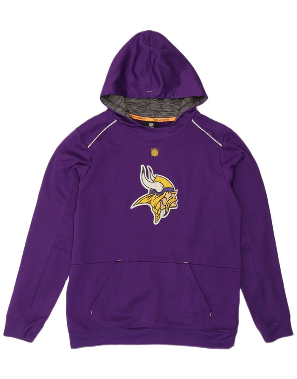 NFL Boys Minnesota Vikings Hoodie Jumper 15-16 år XL Purple Sports
