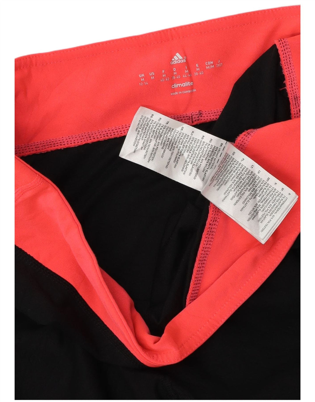 Adidas Womens Climalite Leggings UK 12/14 Medium Black Polyester