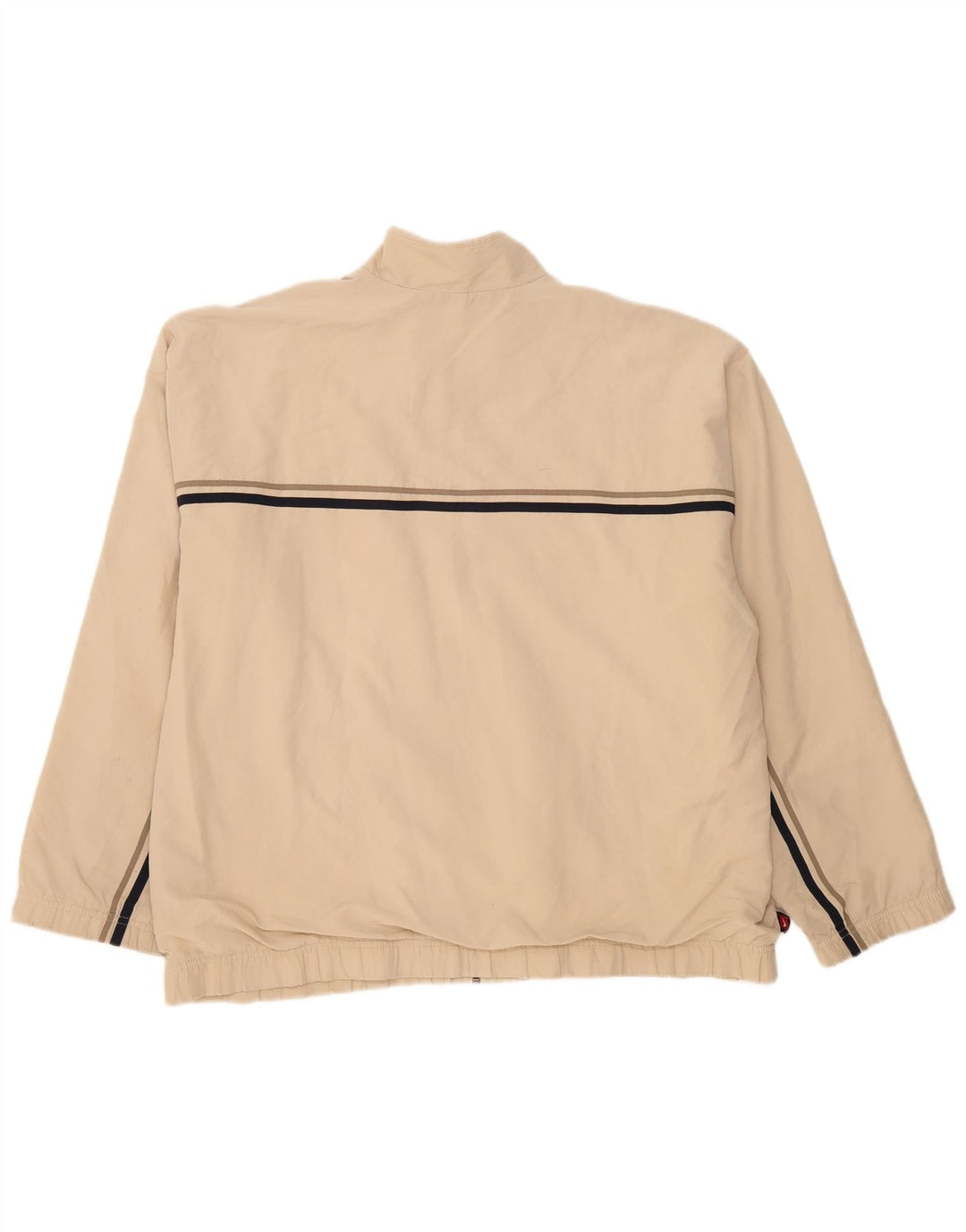 Nike træningsdragt til mænd, topjakke UK 42/44, stor beige polyester