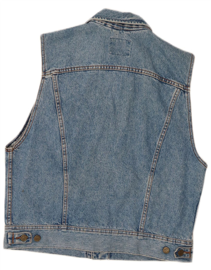 Lee Boys Denim Gilet 13-14 år Large Blue Cotton