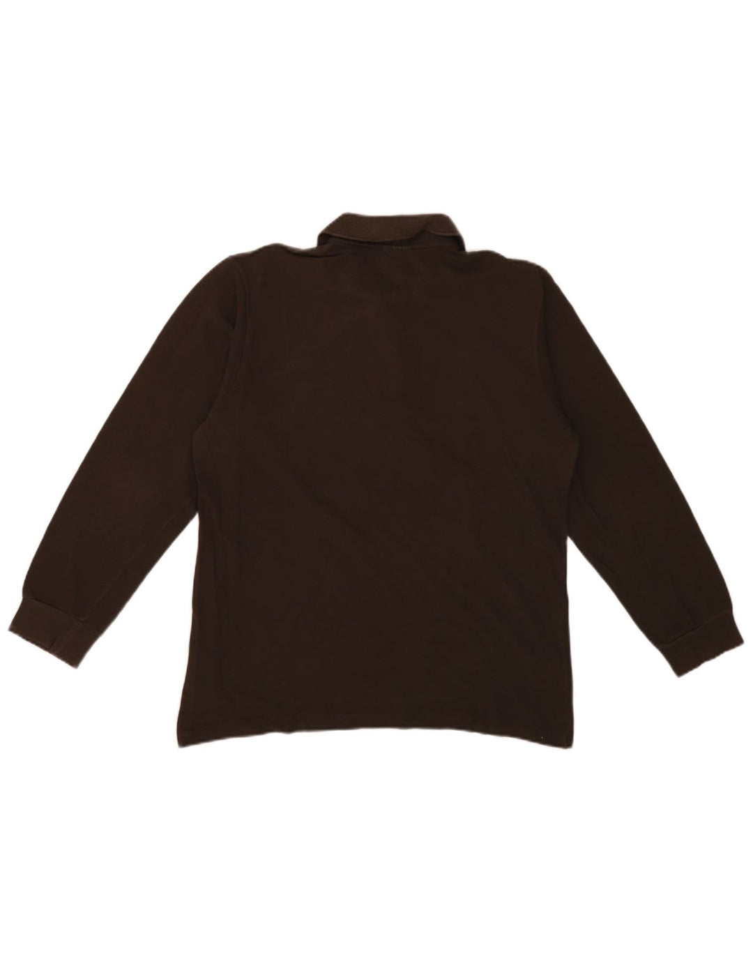 Lacoste Langærmet Polo Shirt til mænd Størrelse 4 Medium Brun Bomuld