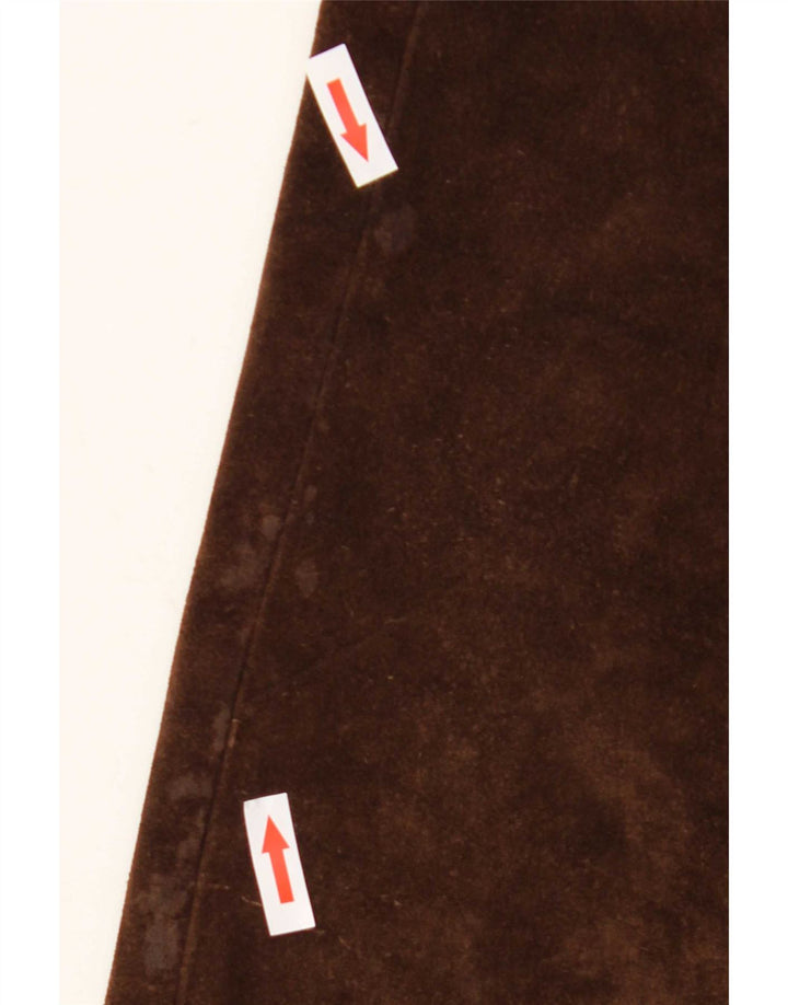 Vintage Dame Flare ruskindsbukser W30 L32 Brun