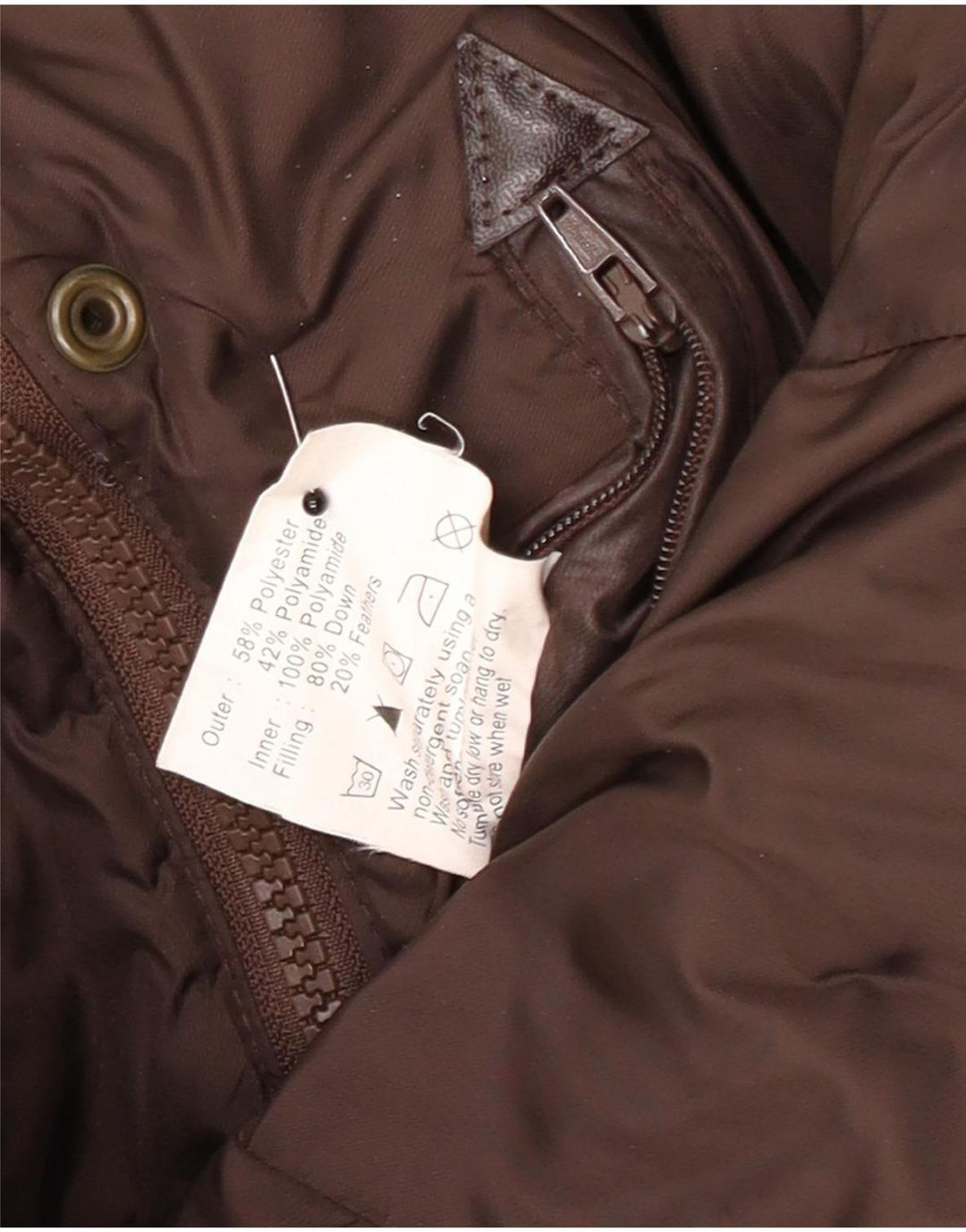 Barbour Polstret jakke til kvinder UK 12 Medium Brun Polyester