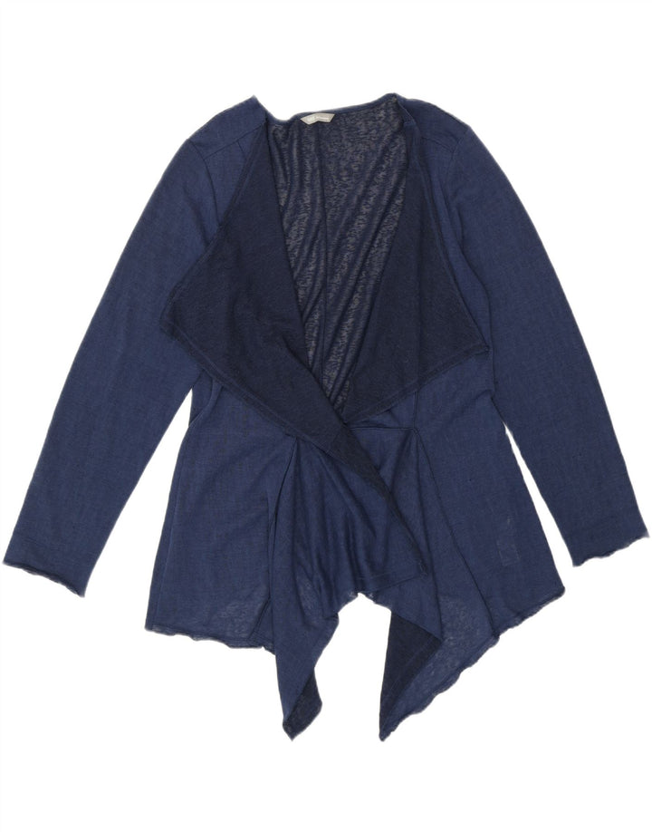 MARKS & SPENCER Womens Open Cardigan Sweater UK 16 Large Navy Blue Vintage Marks & Spencer and Second-Hand Marks & Spencer from Messina Hembry 