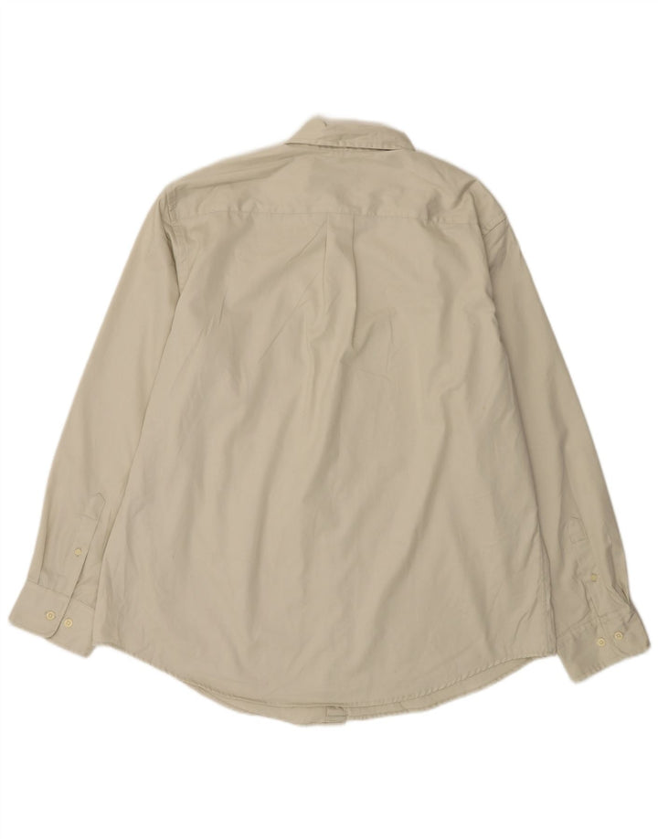 DOCKERS Herreskjorte XL Beige Bomuld