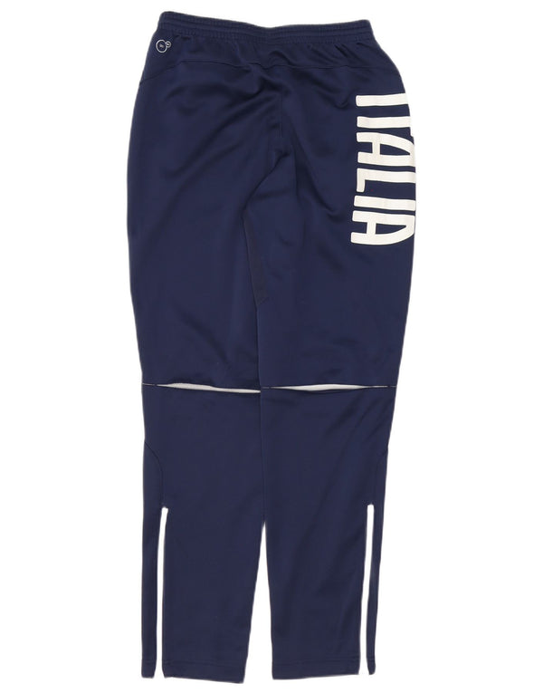 Puma Boys Italia Graphic Tracksuit Bukser 13-14 år XL Navy Blue