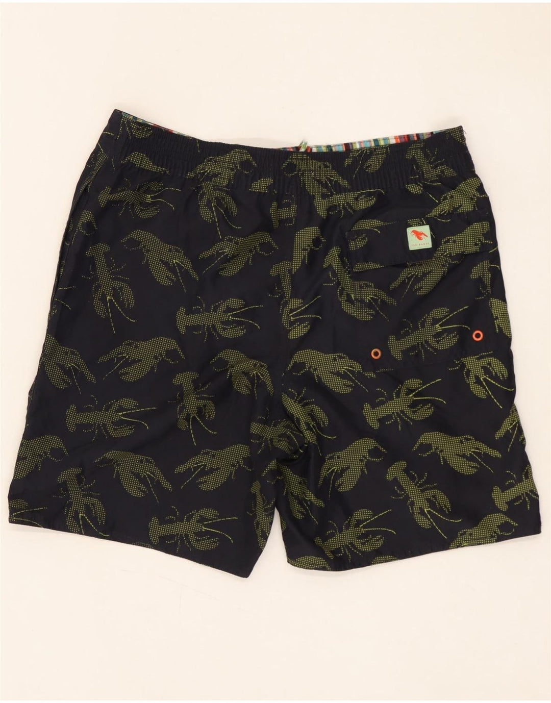Ted Baker Badeshorts med abstrakt mønster til mænd Størrelse 3 Medium Sort