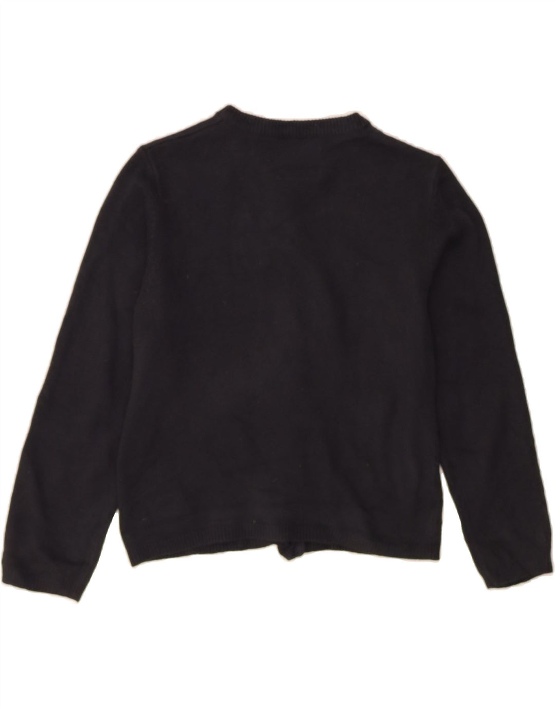 IZOD Girls Cardigan Sweater 10-11 Years Medium  Black Acrylic Vintage Izod and Second-Hand Izod from Messina Hembry 