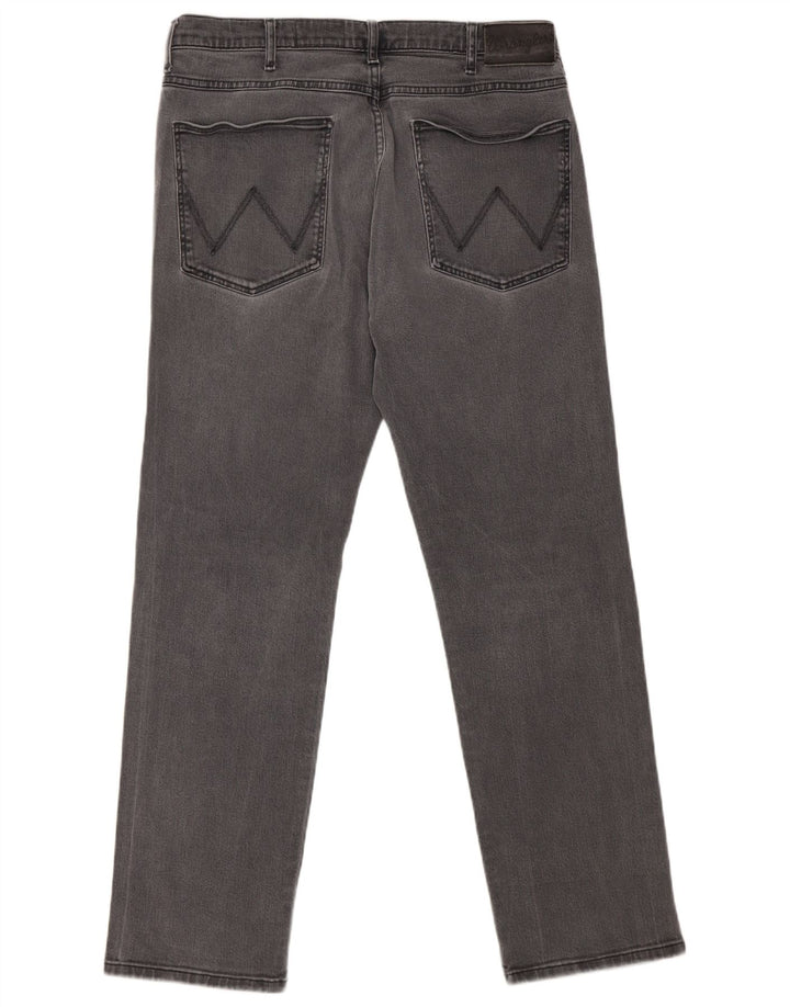 Wrangler Herre Arizona Straight Jeans W34 L30 Grå