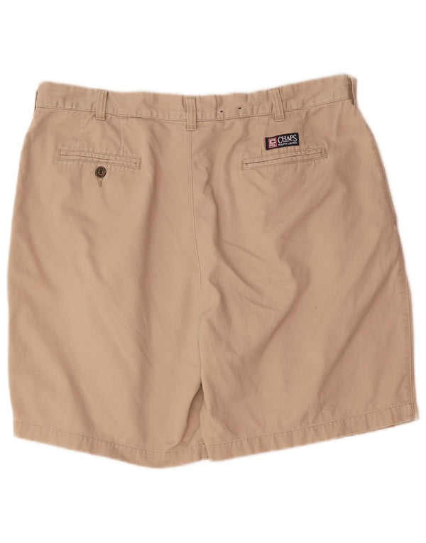 Chaps Ralph Lauren Herre Pegged Chino Shorts W38 XL Beige Bomuld