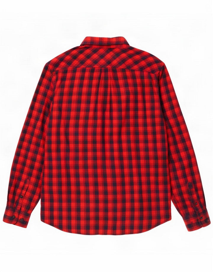 Levi's Flannelskjorte til mænd Large Red Gingham Cotton