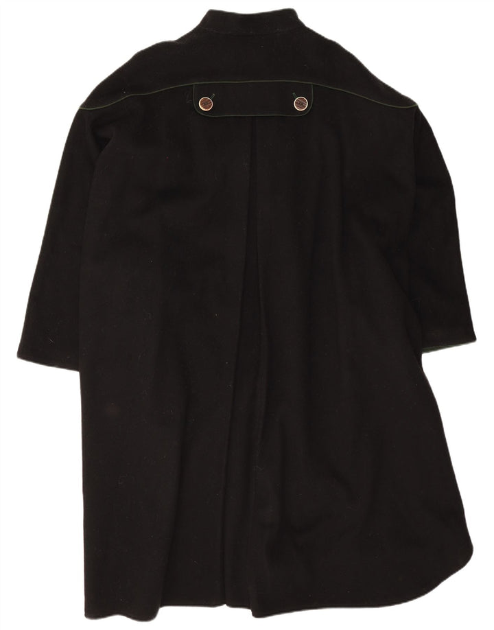 Pischl Dame Poncho Coat One Size Sort Uld