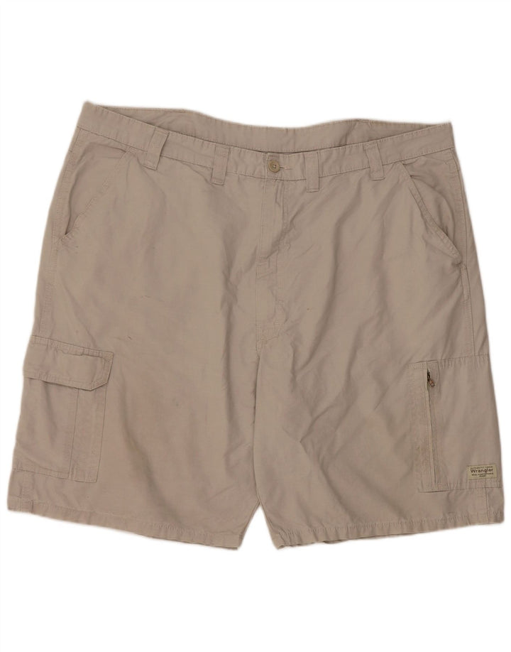 Wrangler Herre Cargo Shorts W44 2XL Grå Bomuld