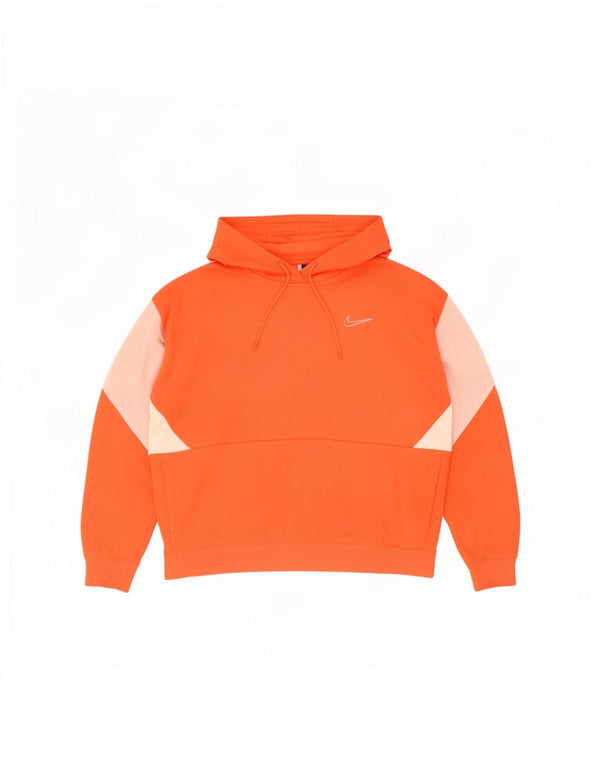 Nike oversized hættetrøje til kvinder DK 16 Large Orange Colourblock Bomuld