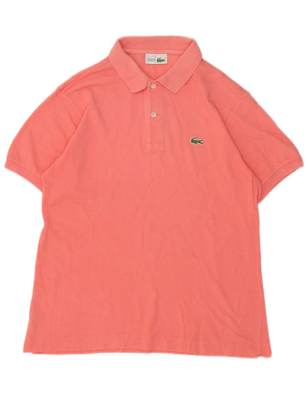 Lacoste herre poloshirt størrelse 4 Medium Pink bomuld