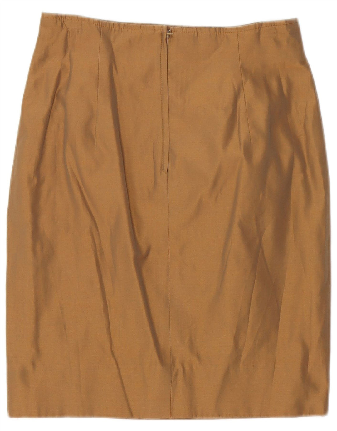 Annalisa Ferro Dame Pencil Skirt IT 44 Medium W28 Brun Bomuld