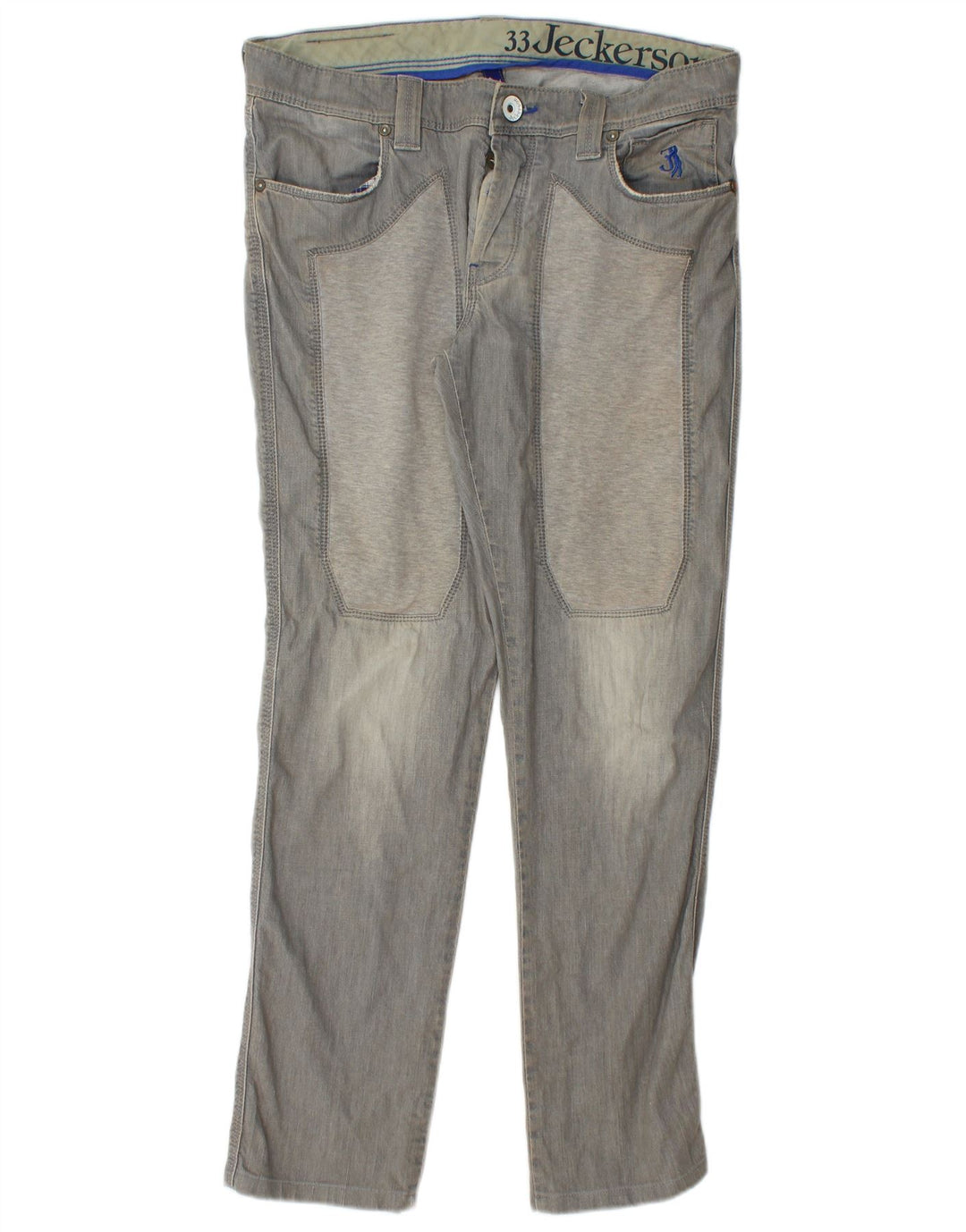 Jeckerson Dame Slim Jeans W33 L29 Grå Bomuld