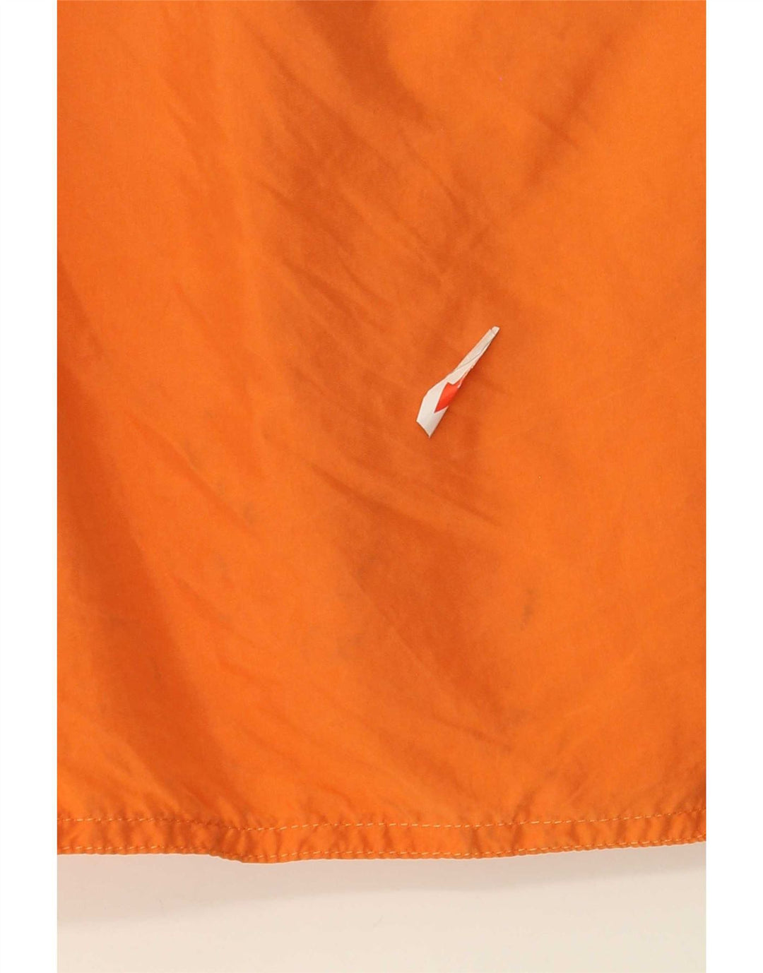 Vintage slå-om nederdel til kvinder Medium W28 Orange Silke