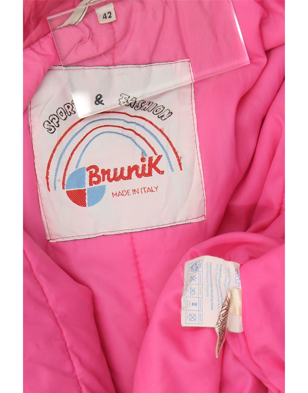 BRUNIK Dame Oversized Hættevindjakke IT 42 Medium Sort