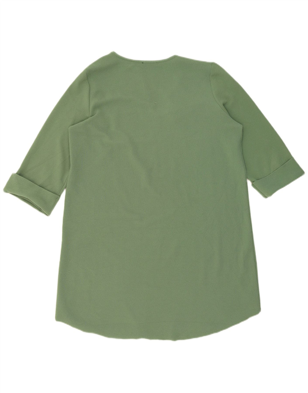 Zara Dame 3/4 ærme Skift Kjole UK 16 Large Grøn