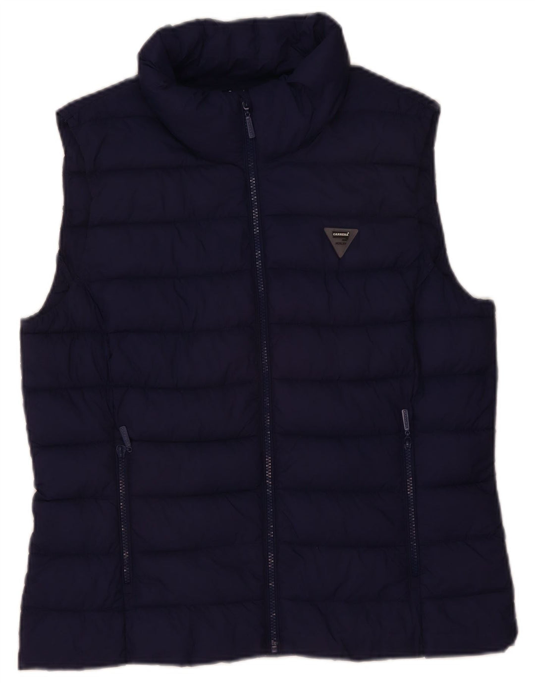 Carrera Womens Polstret Gilet UK 16 Large Navy Blue Polyamide