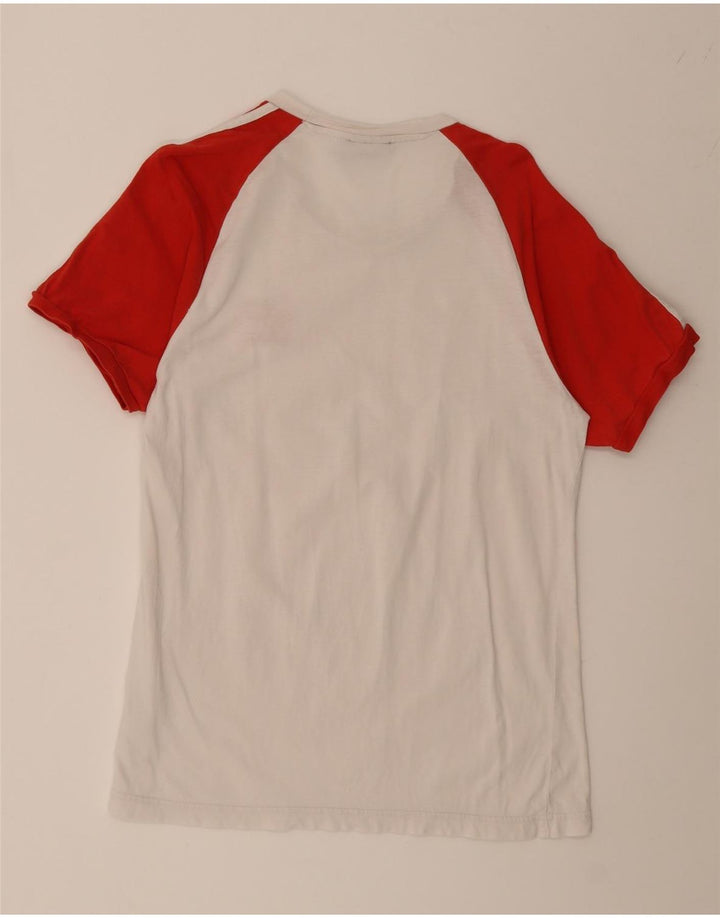 ADIDAS Mens T-Shirt Top Medium White Cotton Vintage Adidas and Second-Hand Adidas from Messina Hembry 