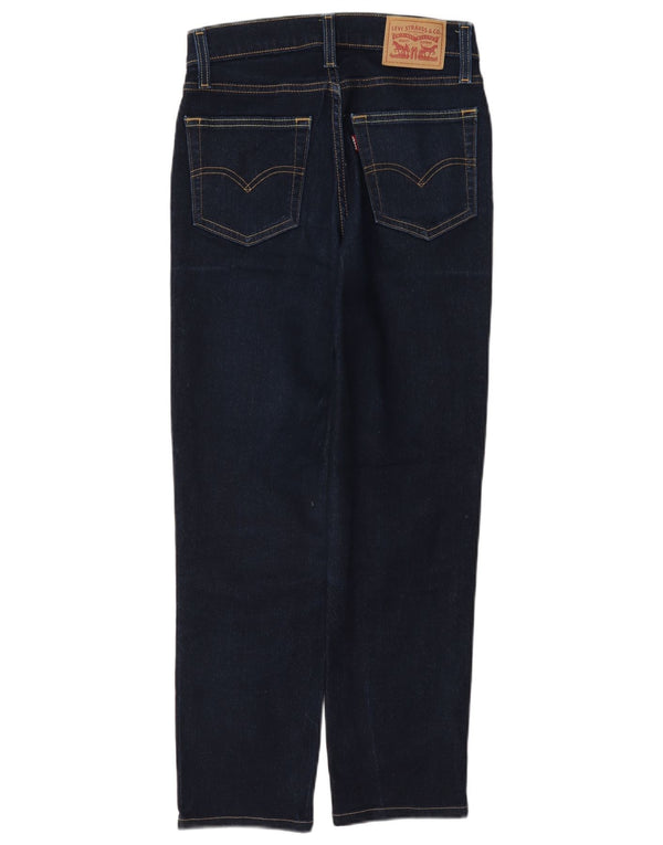 Levi's Dame 724 Højtaljede lige jeans W25 L28 Marineblå Bomuld