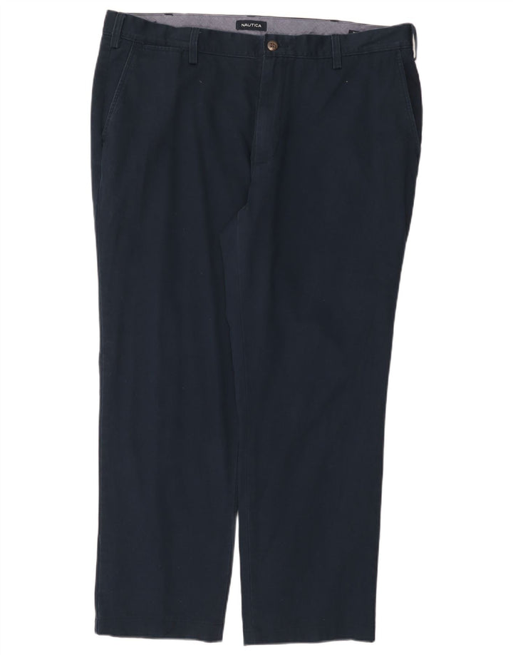 Nautica Herre Regular Chino Bukser W40 L28 Marineblå