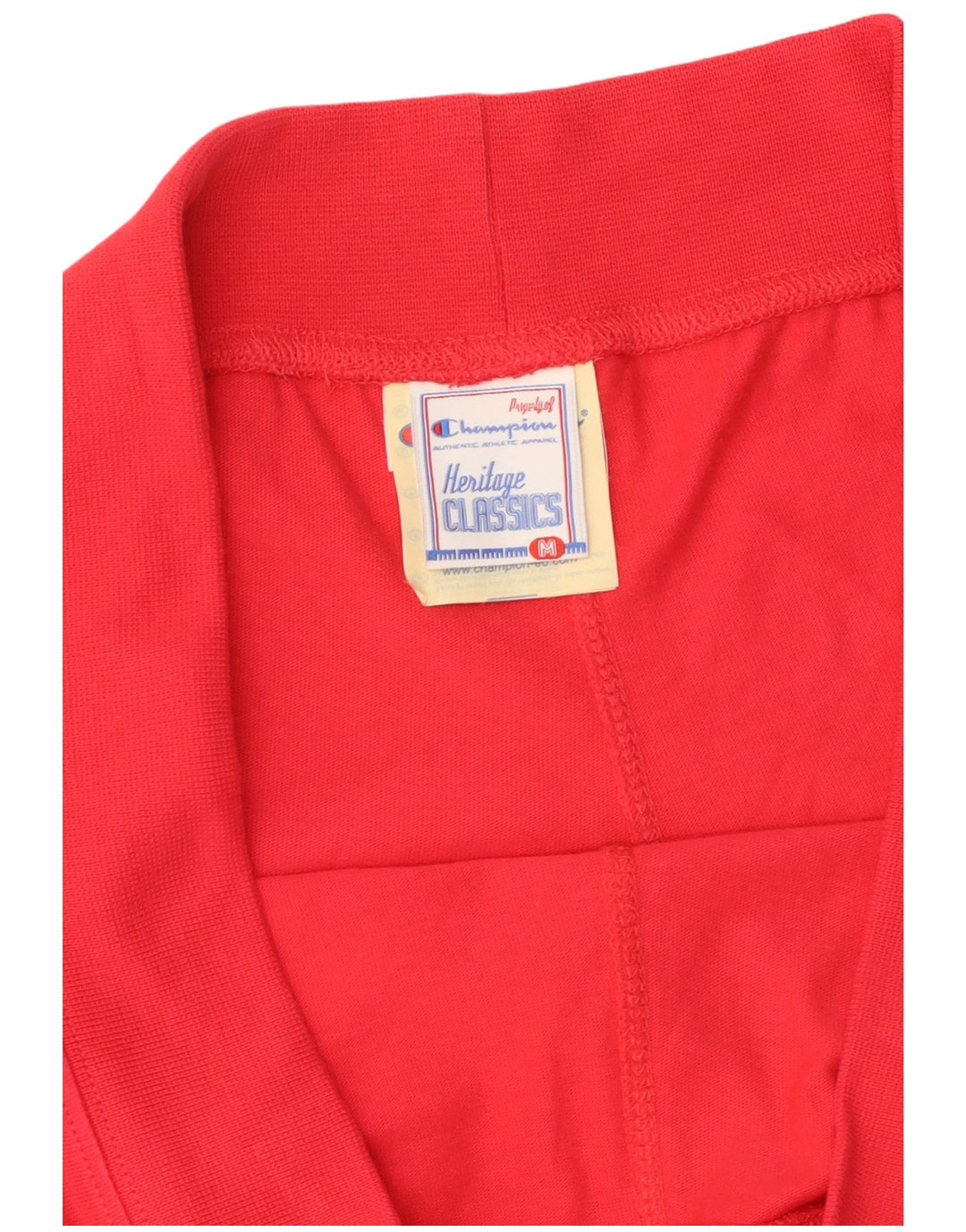 CHAMPION Womens Heritage Classics Sportsshorts UK 14 Medium Rød Bomuld
