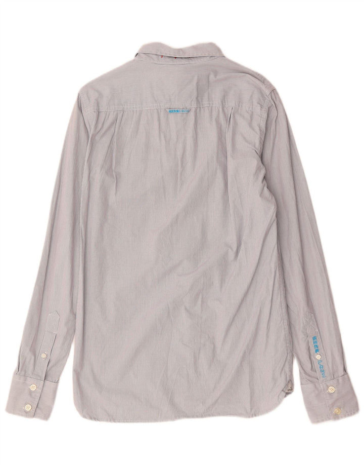 Superdry Herreskjorte Medium Grey Gingham Cotton