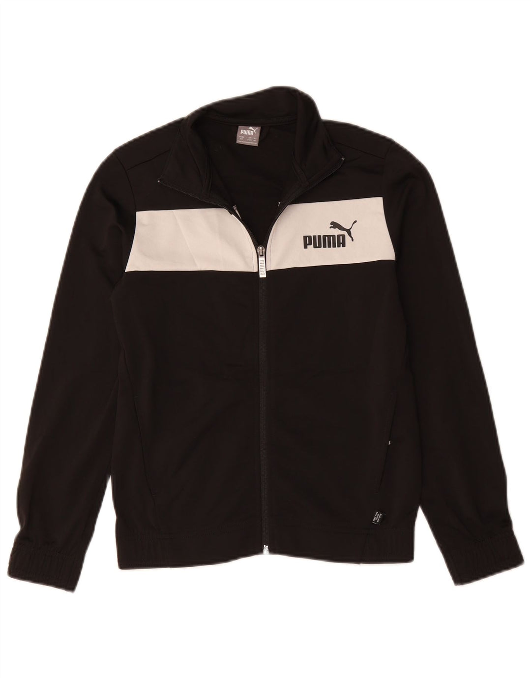 Puma Boys Grafisk træningsdragt Topjakke 11-12 år Sort Colourblock