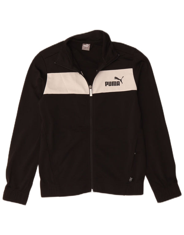 Puma Boys Grafisk træningsdragt Topjakke 11-12 år Sort Colourblock