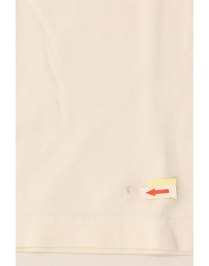 TOMMY HILFIGER Dame poloshirt UK 14 Medium White