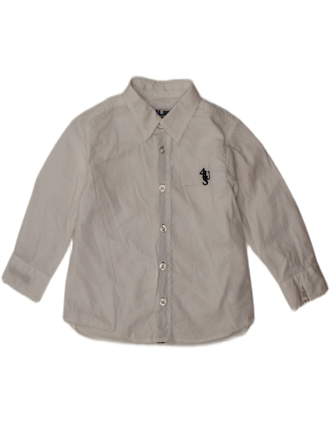 CESARE PACIOTTI 4US Baby Drengeskjorte 9-12 måneder Hvid bomuld