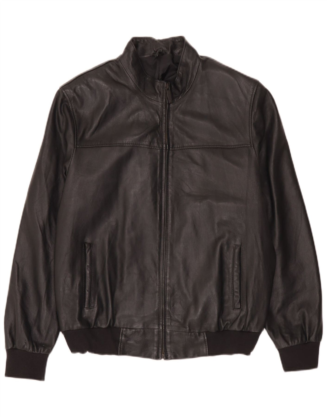Vintage herre læderjakke UK 44 2XL Sort