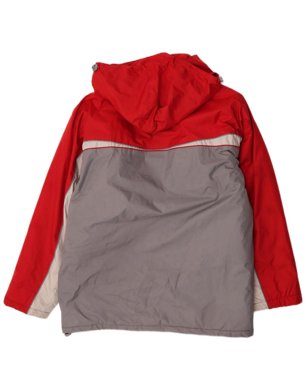 Maui and Sons Skijakke med hætte til mænd UK 42 XL Grå Colourblock Polyester