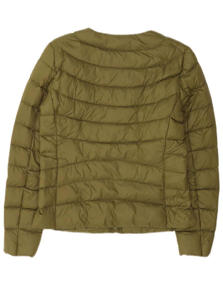 Benetton Polstret Damejakke UK 12 Medium Khaki Polyamid